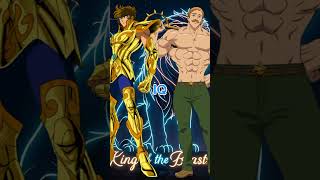 🦁 aioria vs escanor SaintSeiya sevendeadlysins escanor [upl. by Geller]