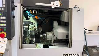 2018 Tsugami BW209Z CNC SWISSLathe w Fanuc Series 32i [upl. by Ronen885]