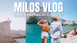 MILOS travel vlog 2022  Could this be the BEST ISLAND in GREECE [upl. by Gainor]