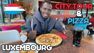 CITY TOUR LUXEMBOURG 🇱🇺 PIZZA 🍕ON OUR ANNIVESARY 🥂 Vanlife Europe [upl. by Neerihs]