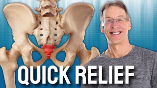 Quick Relief For Tail Bone Pain Coccydynia [upl. by Sigfried]