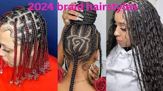 2024 Latest Braid hairstyles For women [upl. by Algernon]