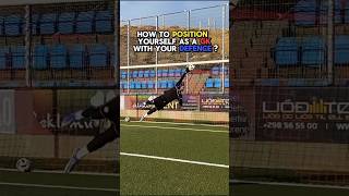 Goalkeeper Positioning Tips Part 3 goalkeeping goalkeepertips shorts [upl. by Burkhardt]