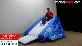 Intex Kool Splash Inflatable Water Slide Video Review by Rubber Boats [upl. by Eylrac157]