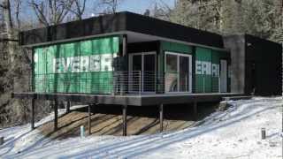 Shipping Container Cabin [upl. by Annadroj]