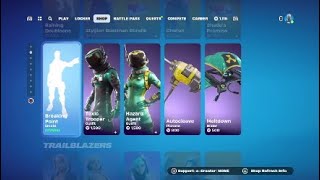 New Fortnite shop 7th April Return Toxic Trooper Skin Hazard Agent Skin Antheia Skin [upl. by Nesnaj]