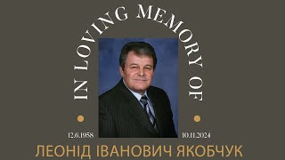 Leonid Ivanovich Yakobchuk Memorial Service 10142024 [upl. by Nakada987]