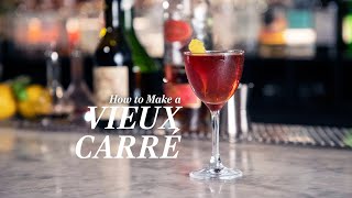 How to Make a Vieux Carré the New Orleans Version of the Classic Manhattan Cocktail [upl. by Cornie864]