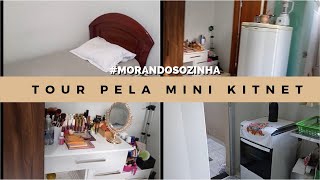 TOUR PELA MINHA KITNET  MORANDO SOZINHA [upl. by Aztinaj]