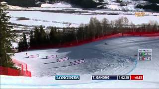 Ganong 16th in Kvitfjell Downhill  USSA Network [upl. by Yllen933]