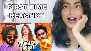 HiSaimanSays THUGESH ROAST Reaction [upl. by Yerdua]