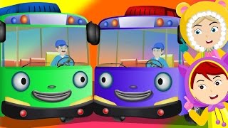 Wheels On The Bus  New Version  Rhymes by KiddieTV © [upl. by Midan]