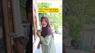 Tukan jadi salting🤭😅 funny comedy ngakak komidi komedy [upl. by Esom]