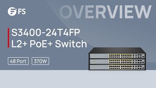 S340024T4FP L2 Fully Managed PoE Switch Introduction  FS [upl. by Danas]