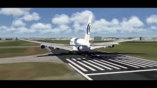 A380 Landing  In Friedrichshafen Aerofly Fs Global [upl. by Leonie43]