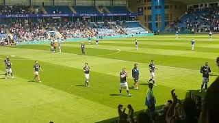 gillingham vs millwall pre season friendly sell out for millwall fans [upl. by Enialedam]