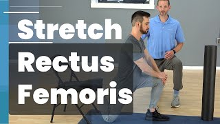 Rectus Femoris Stretches amp Releases [upl. by Annyahs389]