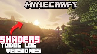 CÓMO INSTALAR SHADERS en MINECRAFT 1181 TUTORIAL ESPAÑOL 2021  Fácil TODAS LAS VERSIONES [upl. by Harden]