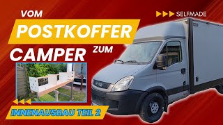 Vom Postkoffer zum Camper  Innenausbau Teil2 [upl. by Einobe]