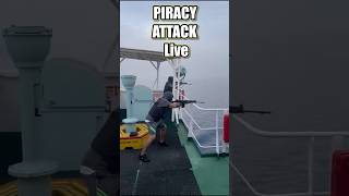 Piracy attack live shorts merchantmariner pirates shortsvideo navy navylovers [upl. by Narmis17]