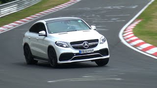 MercedesAMG GLE 63 Coupé  Full Throttle Exhaust Sounds [upl. by Nivlad]