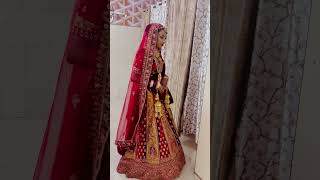 Soft bridal lookhairstyle shortvideo love [upl. by Adnawuj]