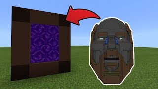 How To Make a Portal to the Temple of Notch Dimension in MCPE Minecraft PE [upl. by Maureene]