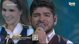 Cristian Salguero  Déjame si estoy llorando  Concierto 7  La Academia 2024 [upl. by Eycats]