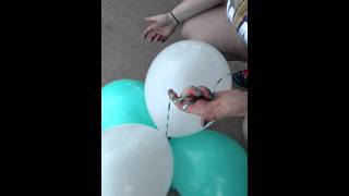 Balloon arch tutorial [upl. by Ayerf733]