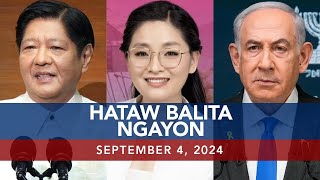 UNTV Hataw Balita Ngayon  September 4 2024 [upl. by Eniawtna996]