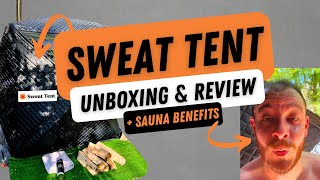 Sweat Tent Portable Sauna  Unboxing amp Review Description For More [upl. by Ilam]