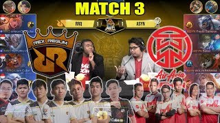 Pertarungan HidupMati  RRQO2 vs AirAsia Saiyan Match 3 MEC 2018 MOBILE LEGENDS [upl. by Lemert]