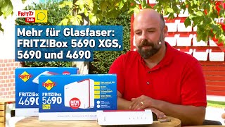 Mehr für Glasfaser Neue FRITZBox 5690 XGS 5690 und 4690  FRITZ Talk Live ifa2024 [upl. by Mitchel783]