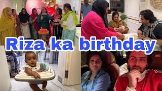 Riza Ka birthdayRuhaan ka naya jhoola Saba ki traf se gifts Vaccination me dhyaan divert kar diya [upl. by Neenej]