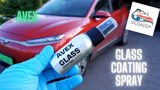 Avex Glass Coating Spray szélvédő bevonat teszt  HU [upl. by Anderegg]