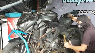 LIVE STREAM Kawasaki Z800 complete teardown [upl. by Lebna86]