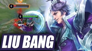 Honor of Kings Liu Bang Gameplay New Hero Build amp Arcana [upl. by Maloney634]