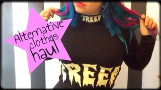 HalloweenAlternative Clothes Haul  Emily Boo [upl. by Rosena]