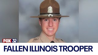 Driver cited in downstate crash that killed Illinois state trooper ISP [upl. by Nadean]