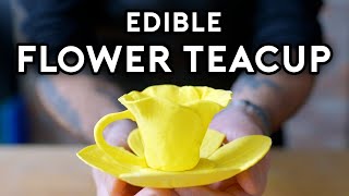 Binging with Babish Edible Flower Teacup from Willy Wonka and the Chocolate Factory [upl. by Notac]