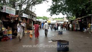 Market near the Khodiyar Maa temple Bhavnagar [upl. by Annaes]