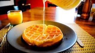 5 Minute Fluffy Waffle Recipe [upl. by Heather]