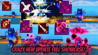 CRAZY NEW MALICE AND SERAPHIM UPDATE IN Roblox Blade Ball 🔥 Plus Giveaway 🔥 [upl. by Asek]