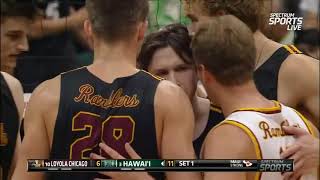 Loyola Chicago vs Hawaii  NCAA Men Volleyball 01052024 [upl. by Brandais]