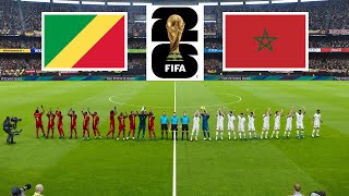 Congo vs Morocco ● FIFA World Cup 2026 Qualification  11 June 2024 Gameplay [upl. by Arbua]