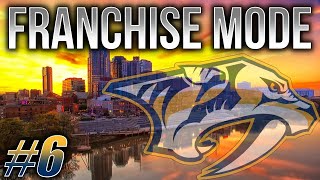 OPPORTUNISTIC DRAFT  NHL 25 Franchise Mode  Nashville Predators 6 [upl. by Nogras820]