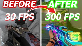 Valorant FPS BOOST Best InGame Settings  Best Windows Settings [upl. by Siloam980]