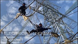 Lineman electrician engineers  Transmission line [upl. by Isteb]