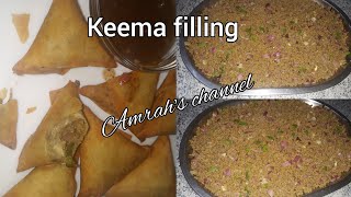 Jinsi ya kutengeneza kima ya sambusa kwa njia rahisi Sana keema filling  minced meat filling [upl. by Jimmie435]