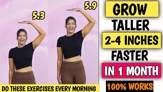 Grow Taller 24 inches Faster in 1 Month  Height Boosting Exercises  Grow Taller Fitness Journey [upl. by Rodney]